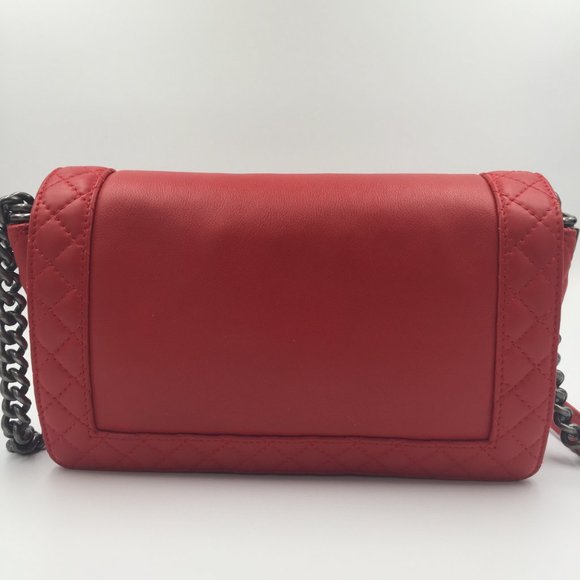 Authentic Chanel  Lambskin Medium Boy Reverso Flap - Picture 3 of 10